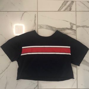 Garage cropped tee